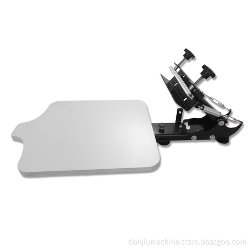 Entry Level Manual 1 Color Screen Printing Press Machine